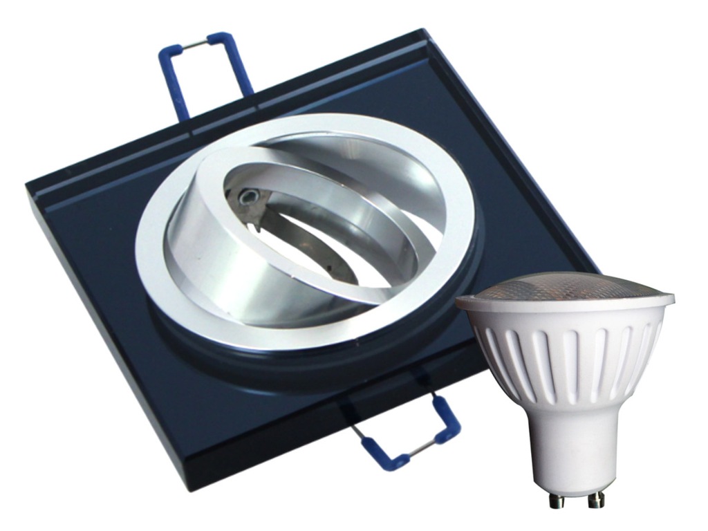 Żarówka GU10 led ramki halogeny salon pokój