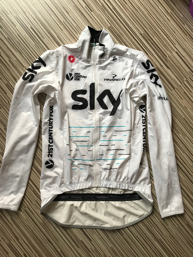 Castelli team sky pro outlet fit light rain jacket