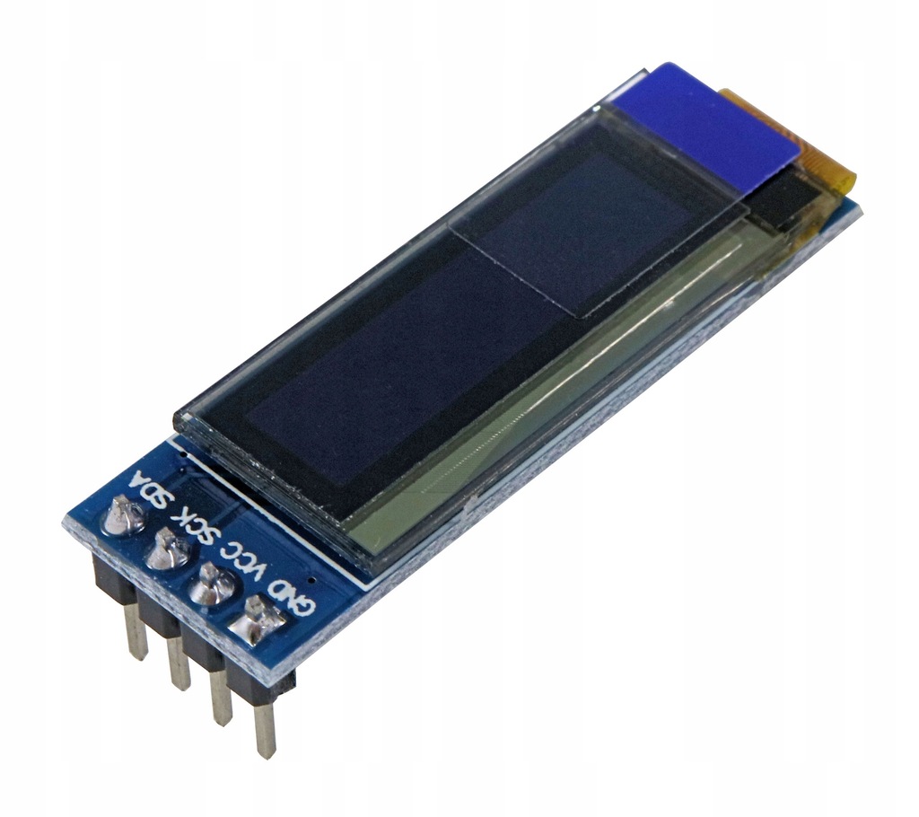 0.91" 128x32 I2C LCD OLED BIAŁY ARDUINO E1413