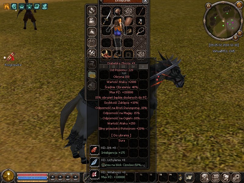 Virtualmt2 diabelska zbroja