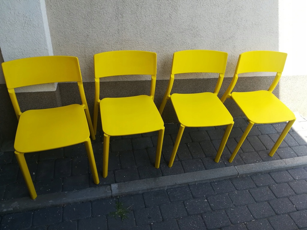 KRZESŁA SUPER MOCNE IKEA ŻÓŁTE ! STAN BARDZO DOBRY