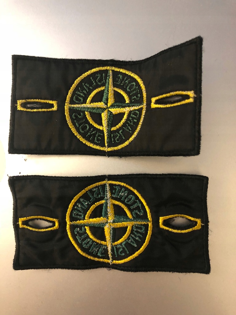 Stone island patch fake vs real