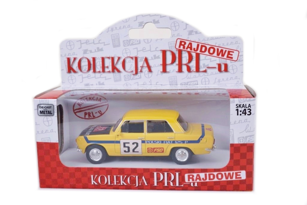 FIAT 125P Rajdowy - Kolekcja PRL DAFFI - 2 kolory