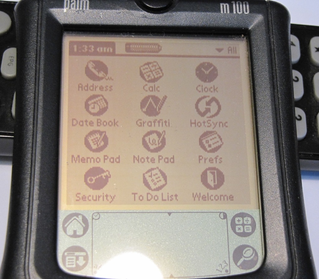 pda PALM m100 palmtop