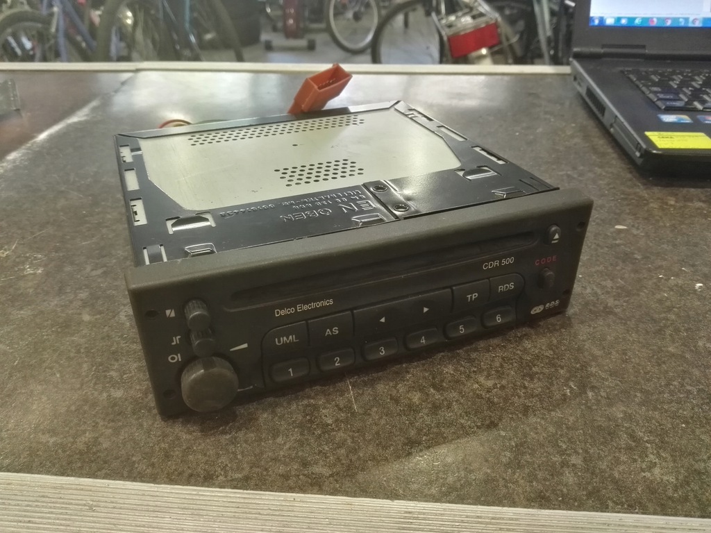 Radio Opel Delco CDR500(D) bez kodu