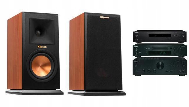 ONKYO A-9050 + C-7030 + NS-6130 + KLIPSCH RP-160M