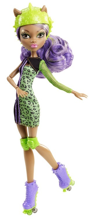 70 Monster High Jazda Na Wrotkach Clawdeen Lalka 7190295160 Oficjalne Archiwum Allegro