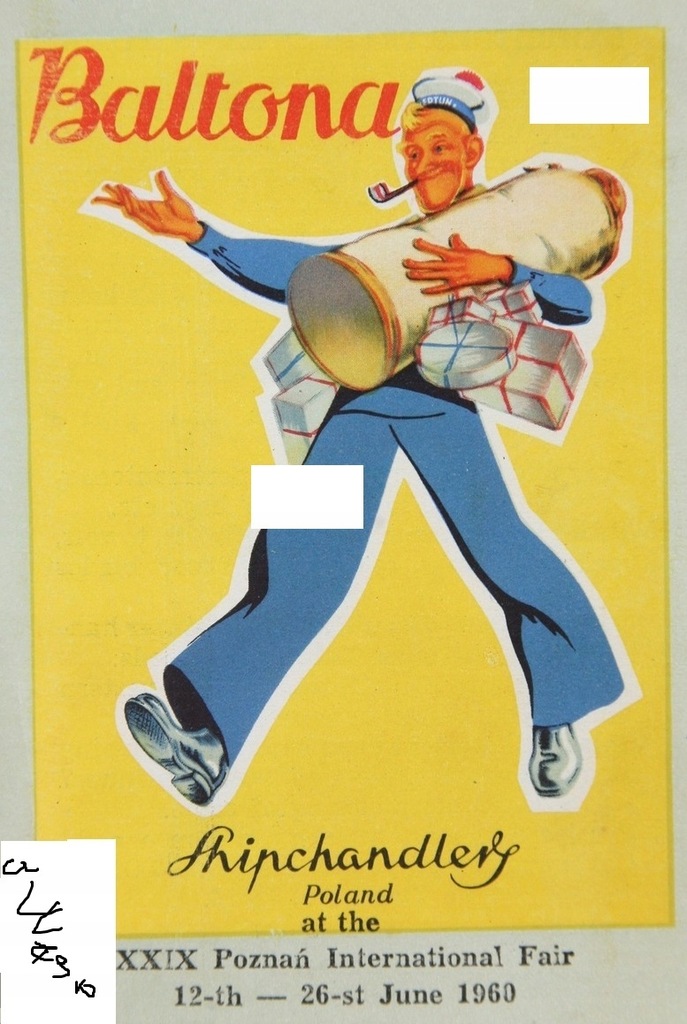 Poznań Baltona reklama Wystawa 1960