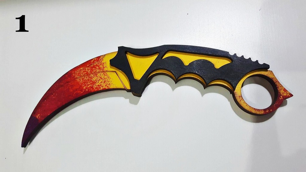 Nóż KARAMBIT Counter-Strike - kosa drewniana
