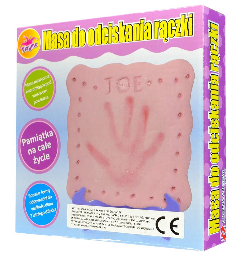 Masa Do Odbicia Stópek I Rączek MASA DO ODCISKANIA RĄCZEK NÓŻEK ODCISKÓW DŁONI - 7183692815 - oficjalne