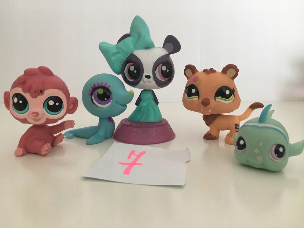 Littlest Pet Shop LPS zestaw 7