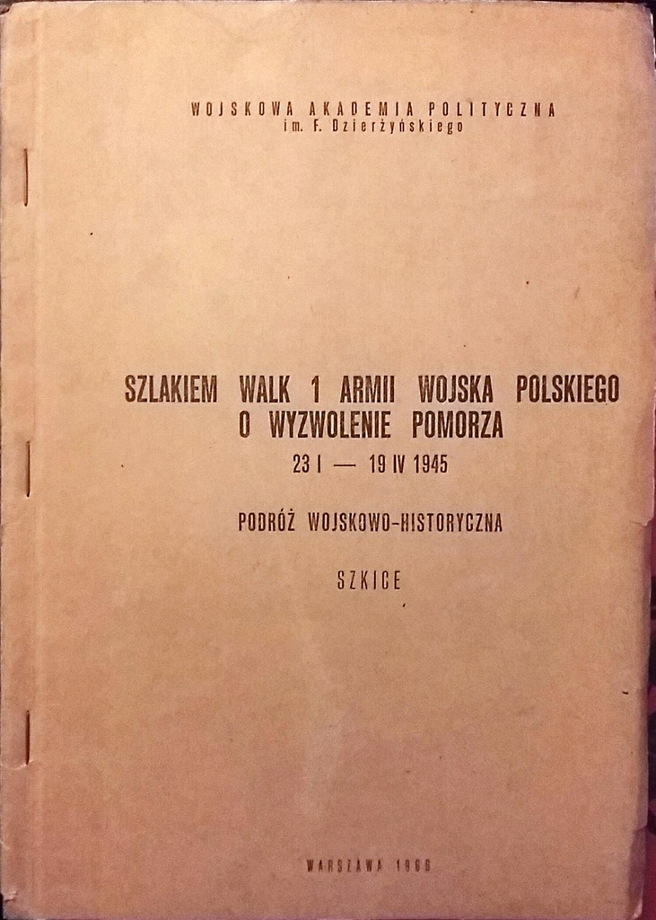 Szlakiem walk 1 armii wojska polskiego o wyzwoleni