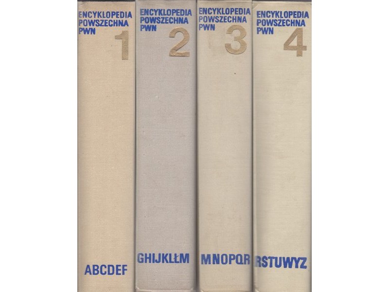 Encyklopedia powszechna PWN 4 tomy