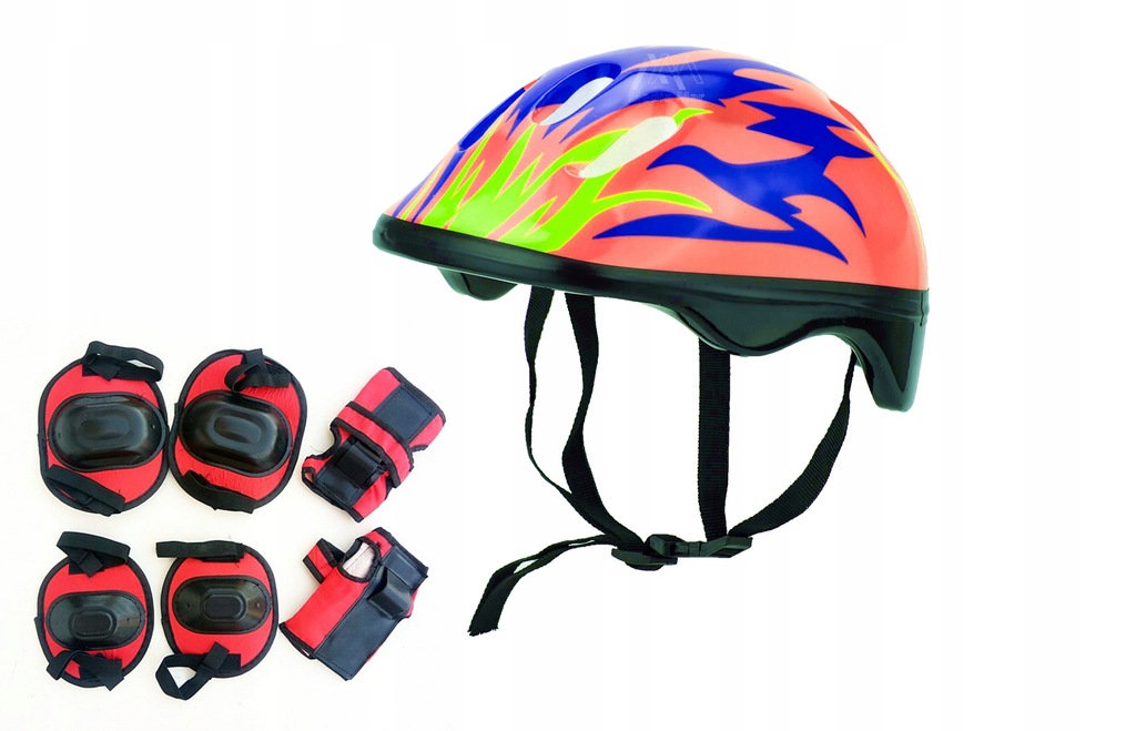 KASK + OCHRANIACZE dla dzieci ROWER ROLKI ZESTAW! 7470032572