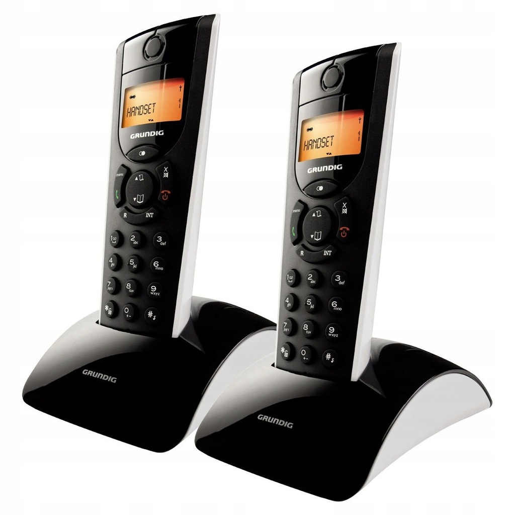 GRUNDIG telefon bezprzewodowy 2 słuchawki Selio