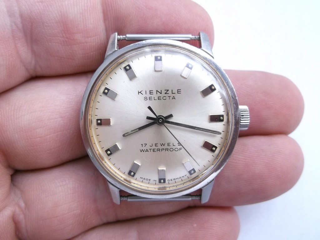 UNIKAT, KIENZLE SELECTA 17 JEWELS, STAL NIERDZEWNA