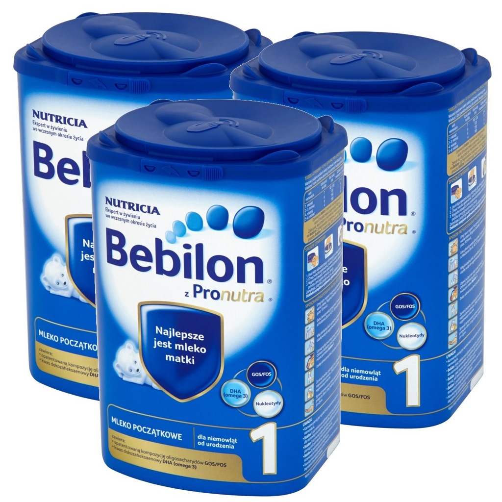 BEBILON 1 Mleko początkowe 3 x 800 g