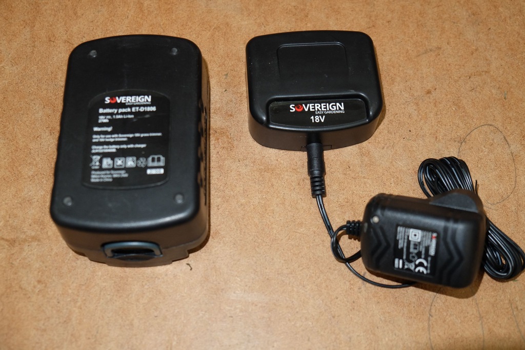 Bateria Sovereign ETD1806 1,5Ah z ładowarką 18V 7334388388 oficjalne archiwum Allegro