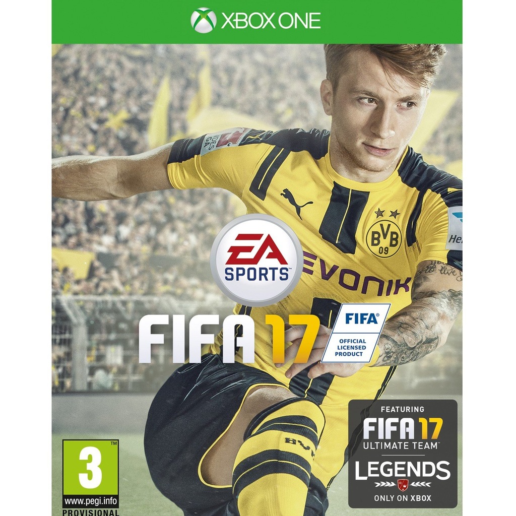 XBOX ONE FIFA 17 PL ŁÓDŹ ZACHODNIA 21 GAMES4US