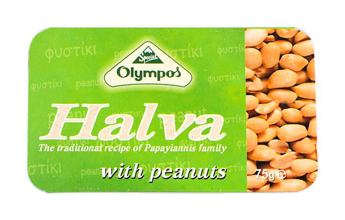 Chałwa z orzechami arachidowymi 75g Olympos Grecja