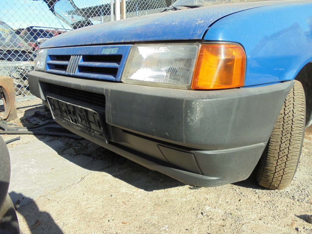 ZDERZAK PRZEDNI PRZÓD FIAT UNO CZARNY