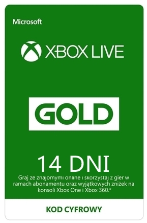 XBOX LIVE GOLD 14 DNI Trial Xbox ONE 360 AUTOMAT !