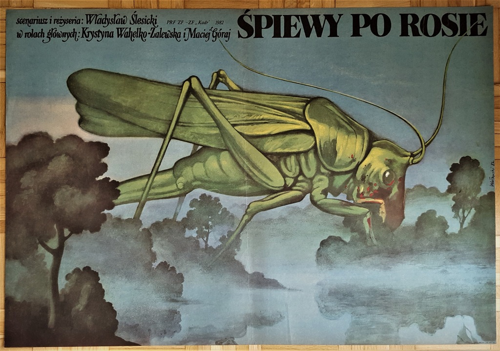 plakat - ŚPIEWY PO ROSIE - Wałkuski 1982 -2 wersja