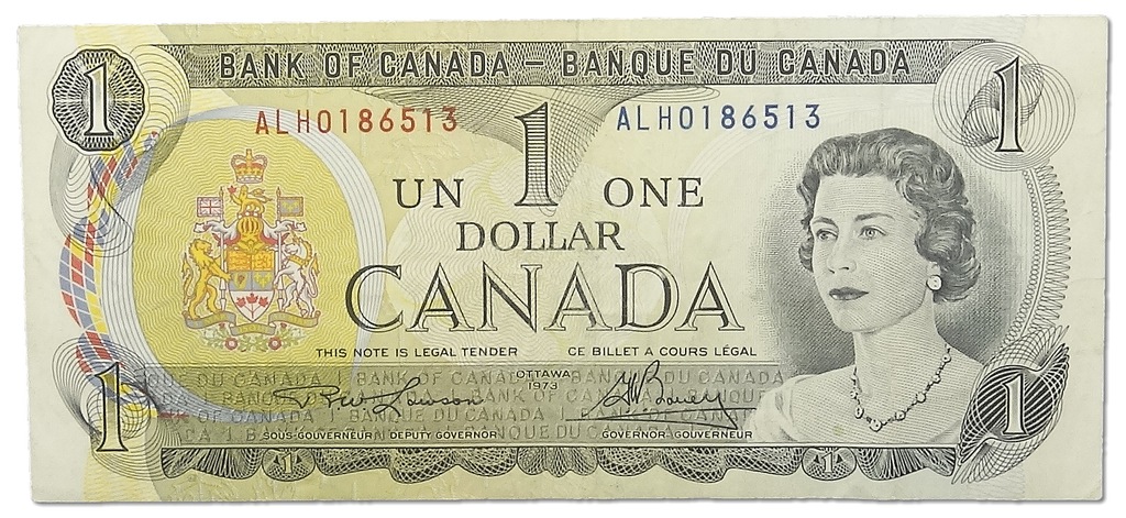 36.Canada, 1 Dolar 1973, P.85.a, St.3+