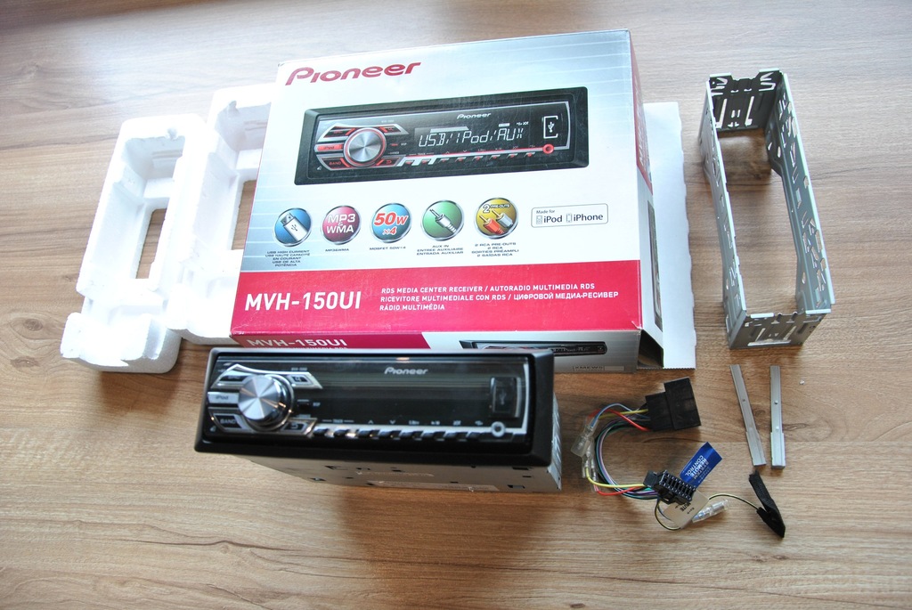 Radio samochodowe Pioneer MVH-150 UI USB/MP3