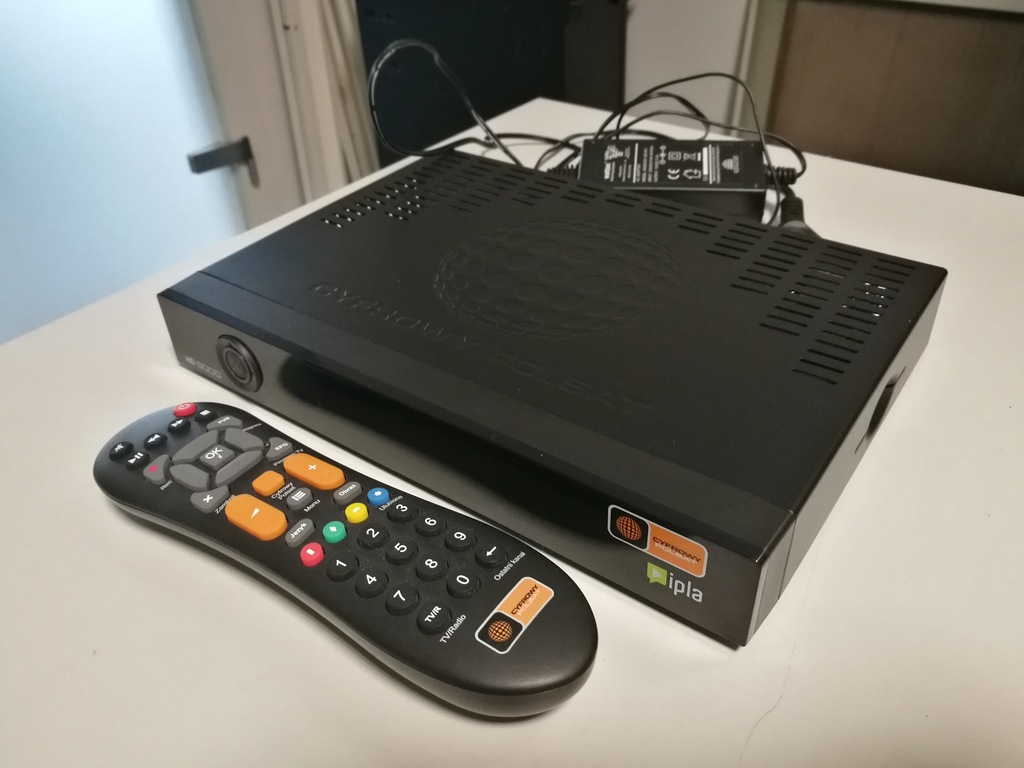 Dekoder Cyfrowy Polsat IPLA HD6000 HDMI pilot zasi