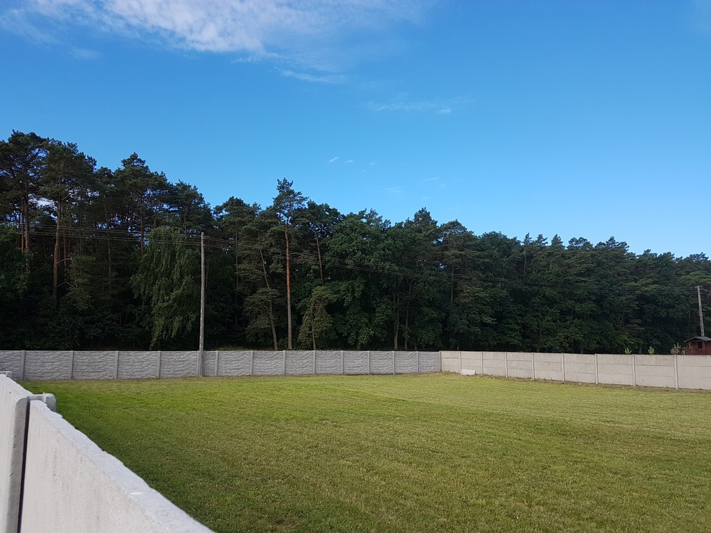 Działka budowlana 1000 m/2 Obórznia las ogrodzona