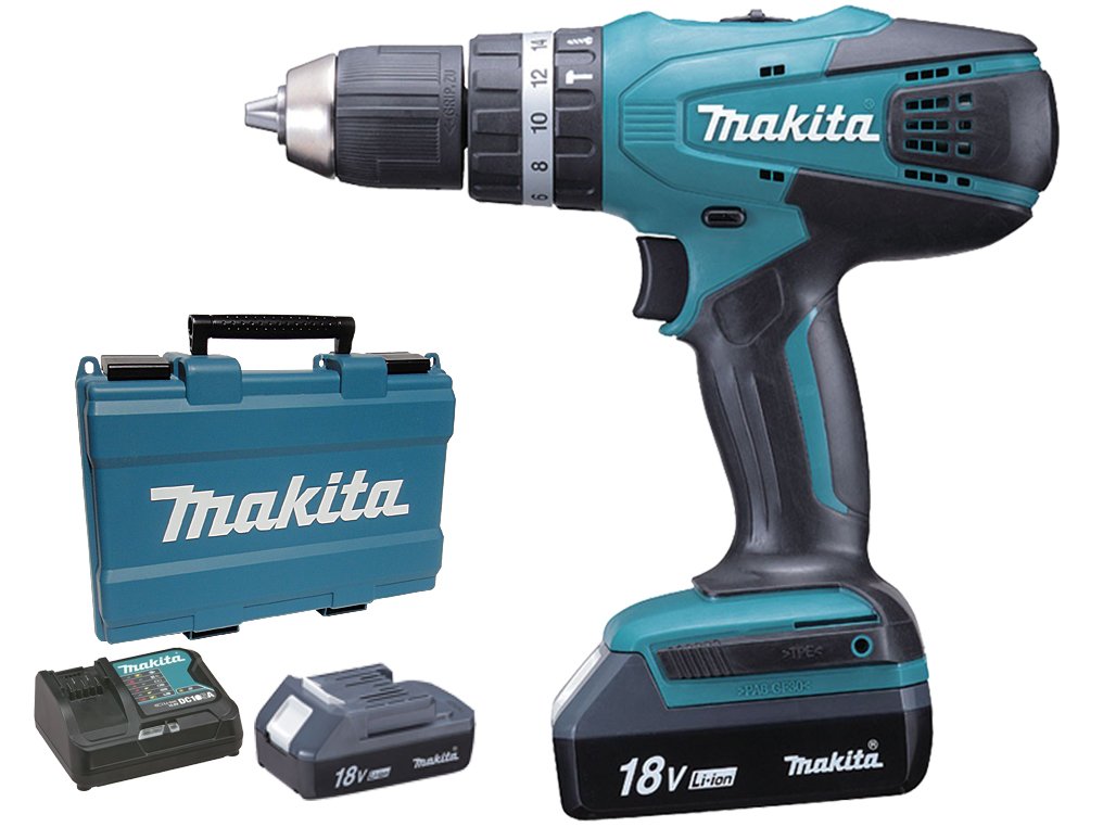 MAKITA HP457DWE wkrętarka udar 42Nm 18V - ROBO-KOP