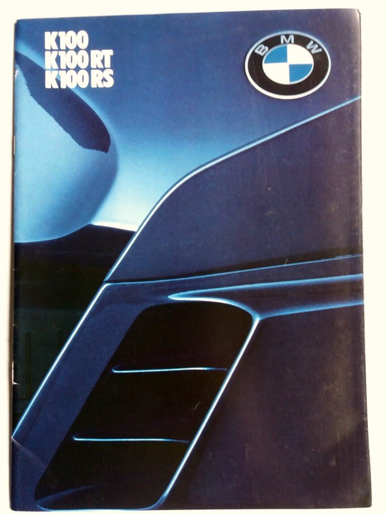 Prospekt BMW K100, K100RT, K100RS