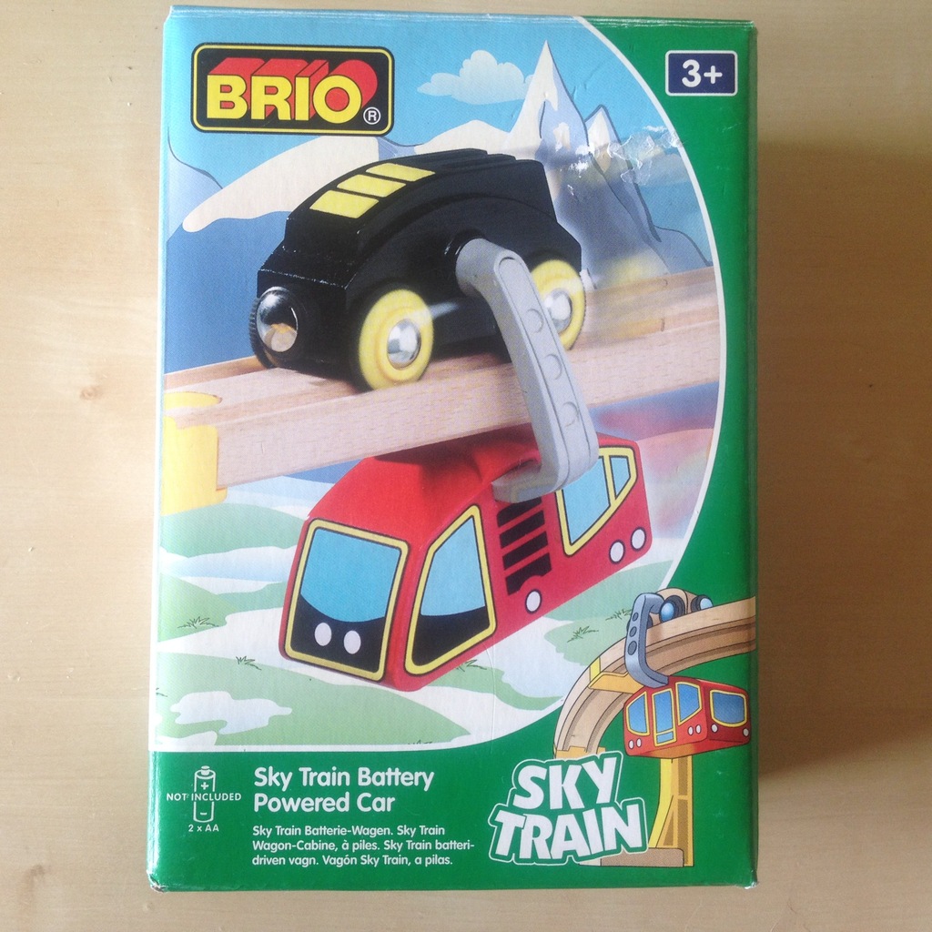 BRIO 33930 Sky Train ciągnik kolejka drewniana - 7162331558 - oficjalne  archiwum Allegro