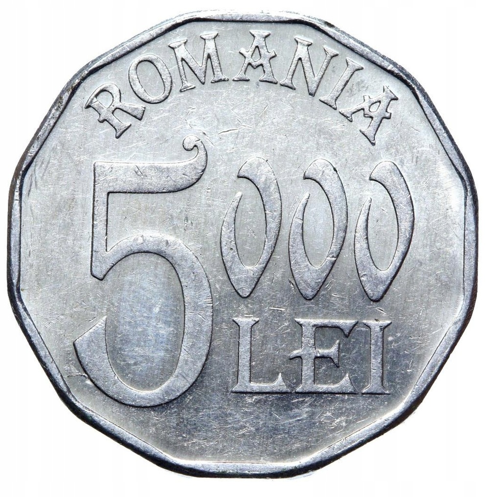 Rumunia - moneta - 5000 Lei 2003