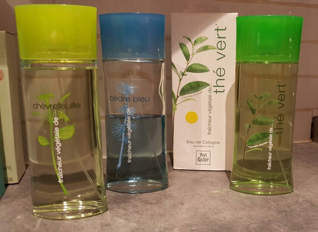 Yves Rocher CEDRE BLEU, the vert,chevrefeuile125ml 7601653915