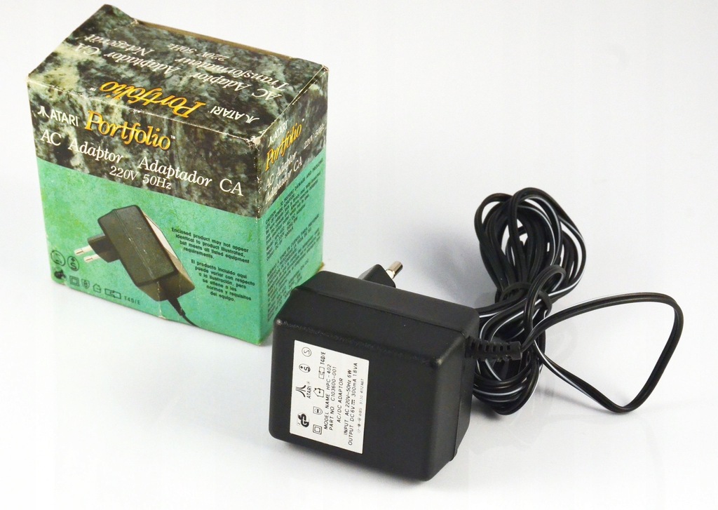 Atari Portfolio - oryginalny, nowy zasilacz HPC402