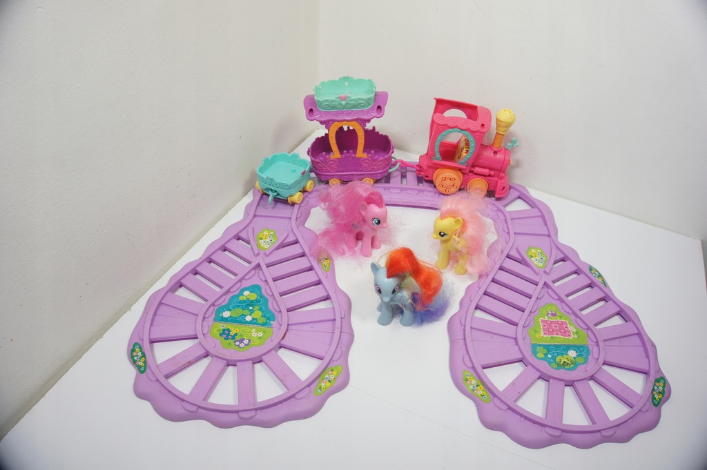 My Little Pony Ciuchcia Pociąg + Kucyki Jeździ !