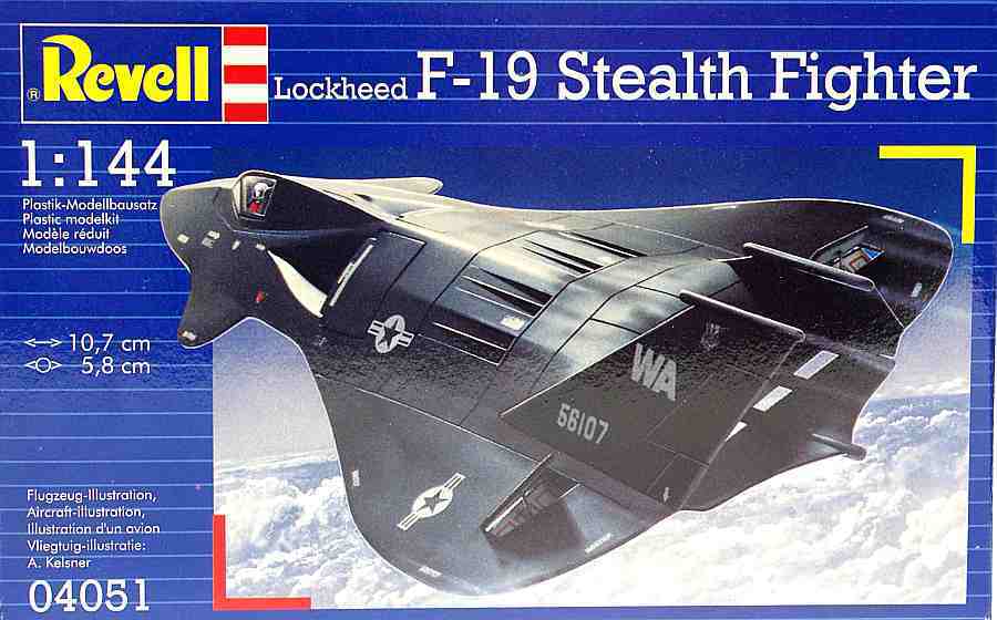 LOCKHEED F-19 STEALTH FIGHTER  1:144 REVELL 04051