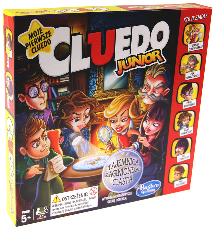 CLUEDO JUNIOR gra detektywistyczna dla dzieci PL