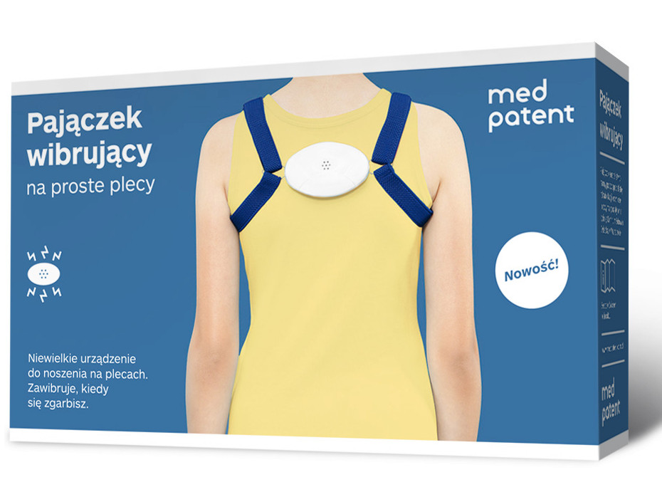 Pajączek na plecy korektor dla dorosłych wibracja