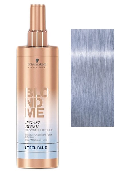 SCHWARZKOPF BLONDME STEEL BLUE TONER W SPRAYU250ML