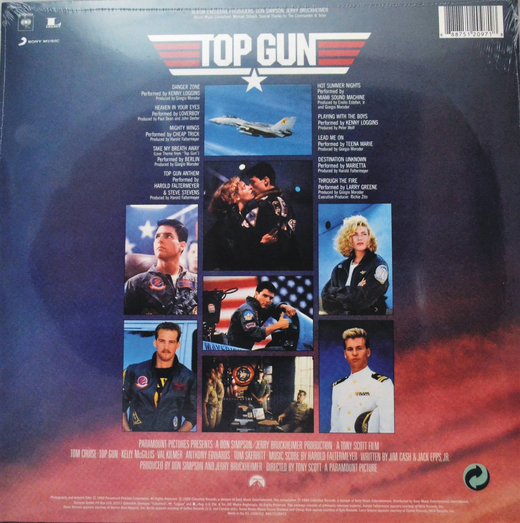 Top Gun (Original Motion Picture Soundtrack) LP 6954603624