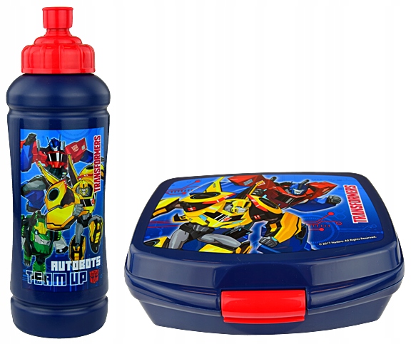 TRANSFORMERS - BIDON + ŚNIADANIÓWKA
