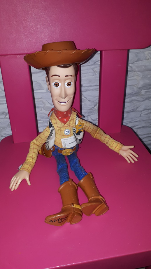 Toy Story Buzz Astral CHUDY ANDY dźwięk Duży 35CM