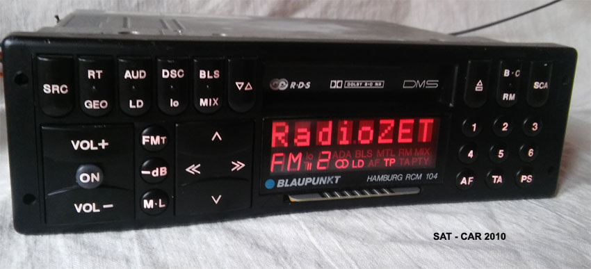 BLAUPUNKT HAMBURG RCM-104 RDS - 1994 - GWARANCJA -