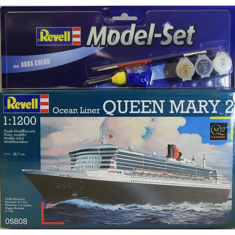 REVELL Queen Mary 2 z akcesoriami REV-65808