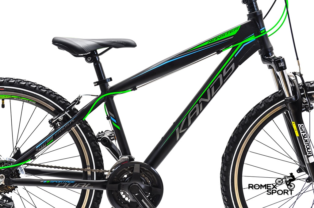 ROWER 26 KANDS MONSTER DUAL MTB ALU SHIMANO 2018 7227061004