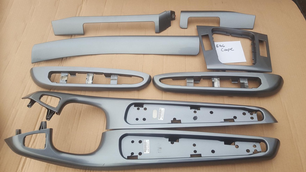 BMW E46 COUPE LISTWY OZDOBNE NA BOCZKI DEKORY