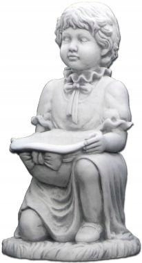 Figura ogrodowa betonowa dziecko z donicą 65cm